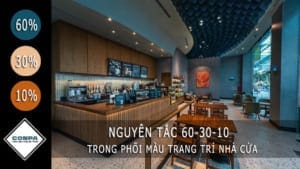 Nguyen tac ̉60 30 10 trong phoi mau trang tri nha cua 1 300x169 1
