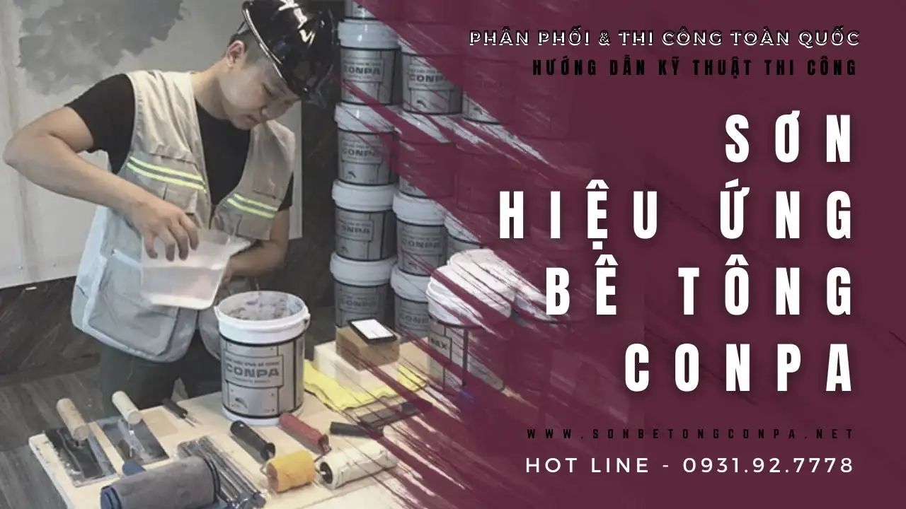 sơn hiệu ứng conpa - Sơn hiệu ứng conpa Đak Lak