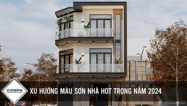 xu hướng màu sơn nhà hot 2024