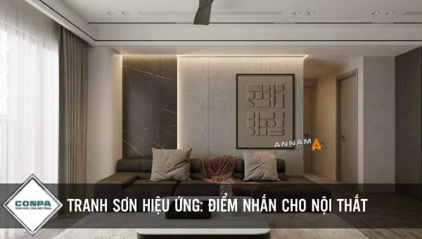 xu huong thiet ke tranh son hieu ung