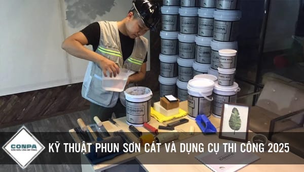 kỹ thuật phun sơn cát 2025