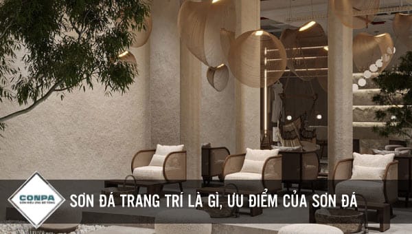 sơn đá trang trí