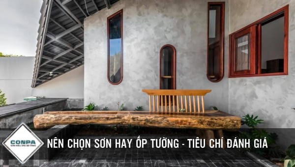 nên chọn sơn tường hay ốp gạch