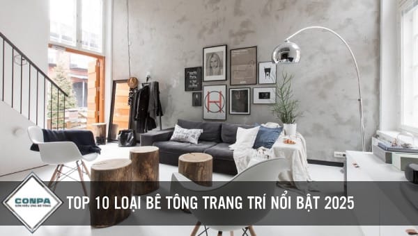 top 10 bê tông trang trí 2025