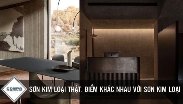 sơn kim loại thật