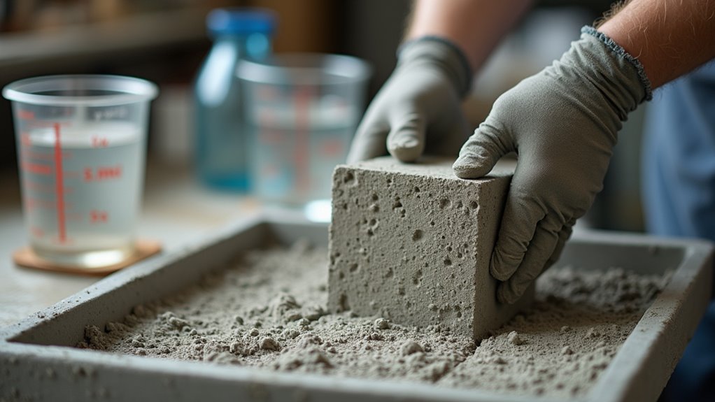 concrete effect paint components